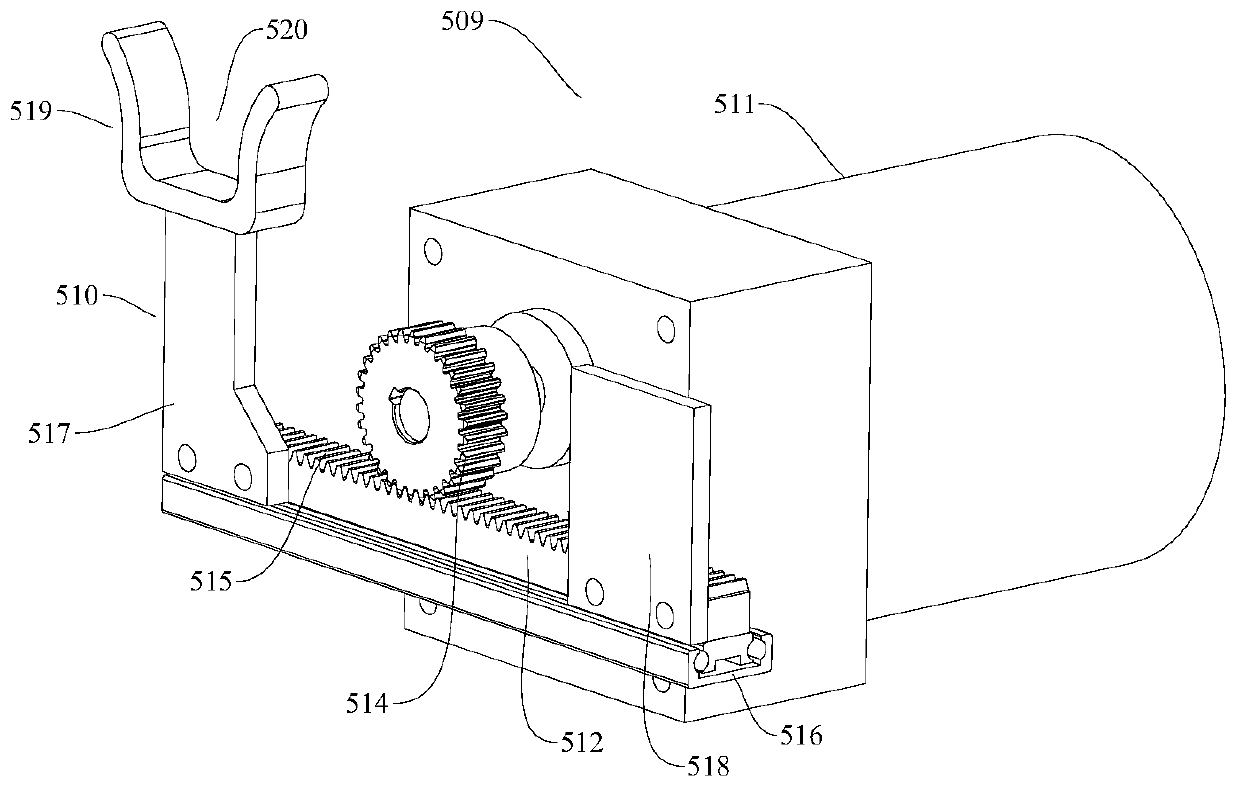 Power battery replacing moving device