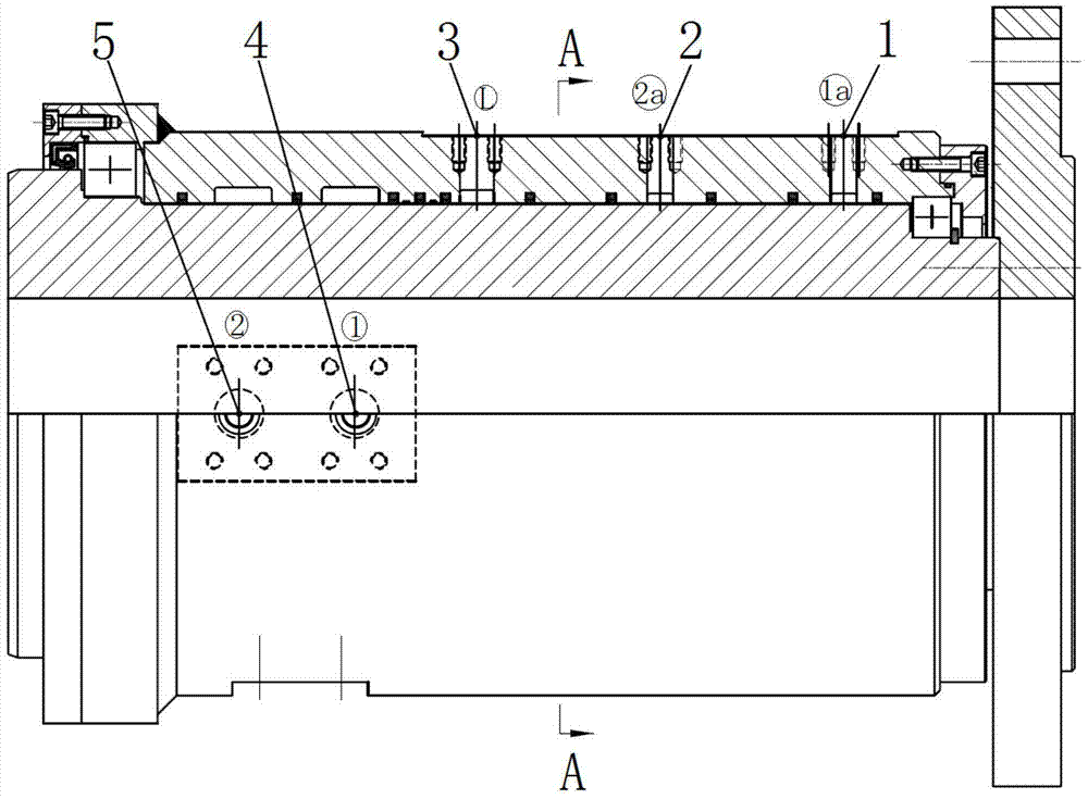 Seven-channel rotary joint device