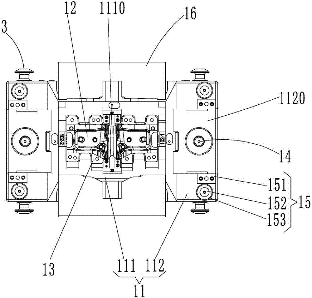 Automotive reinforced part trimming die