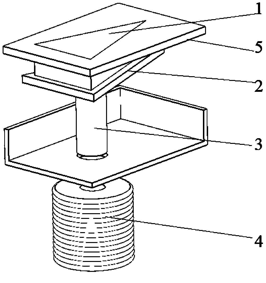 Active vortex generator based on electromagnetic excitation