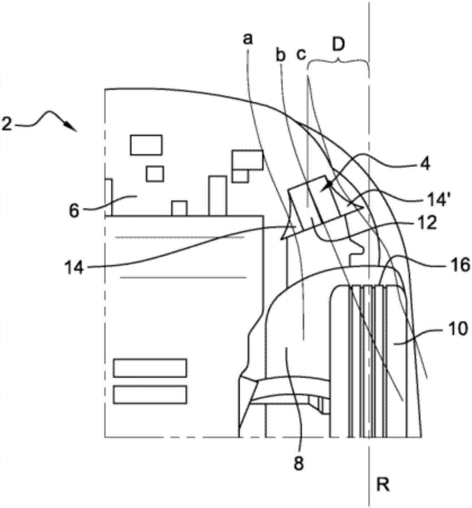 Vehicle with air deflector for wheel