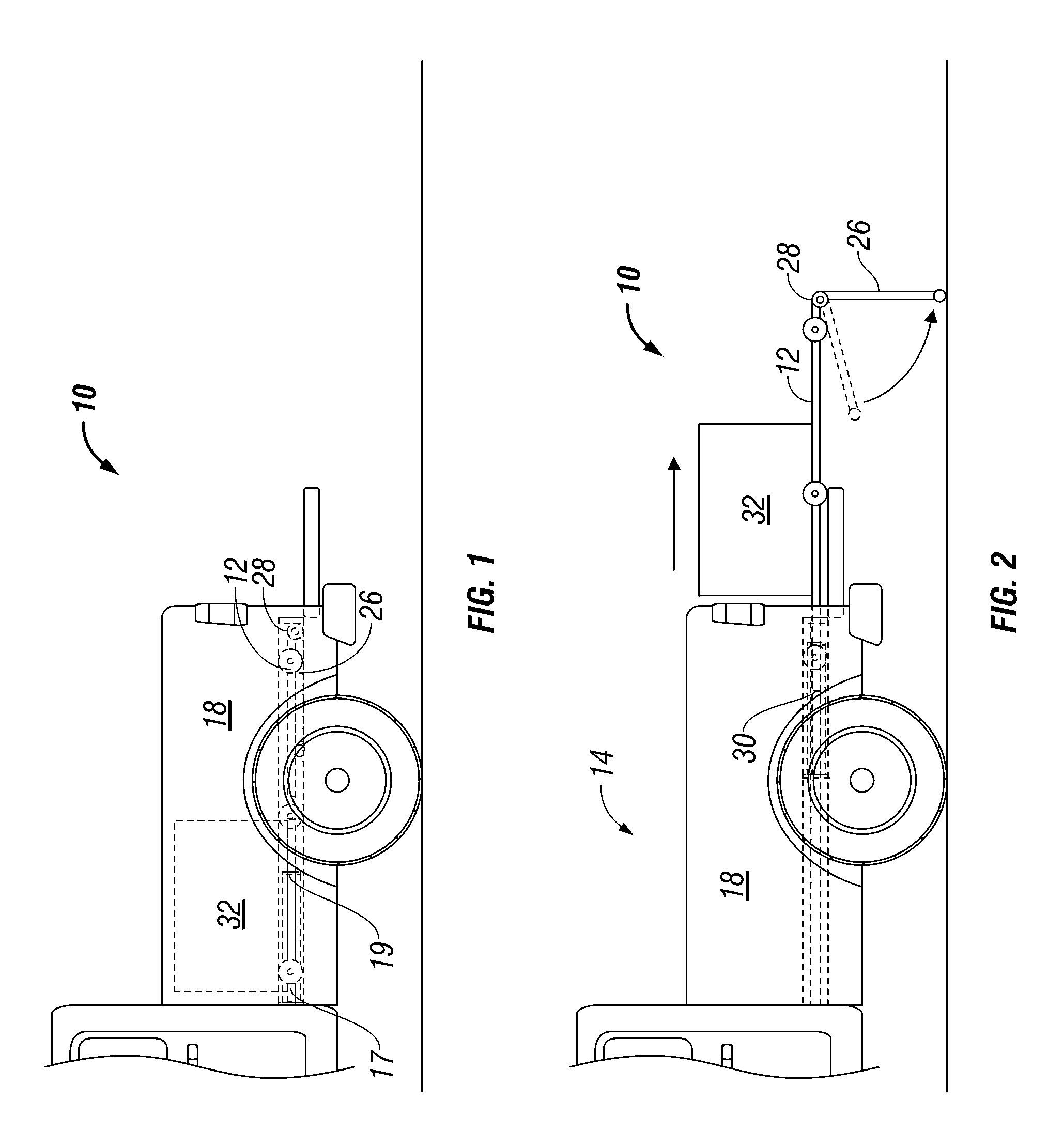 Transfigurable access sliding tray