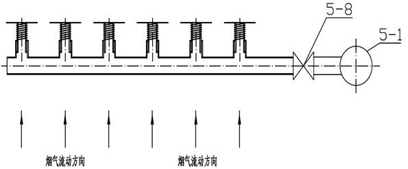 A denitrification treatment method for exhaust gas from an ethylene cracking furnace