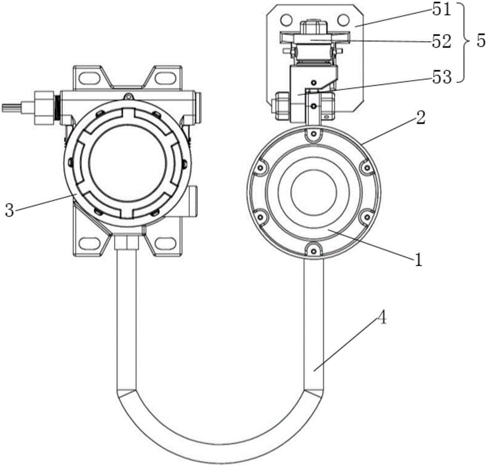 Device used for detecting methane gas and method for detecting methane gas