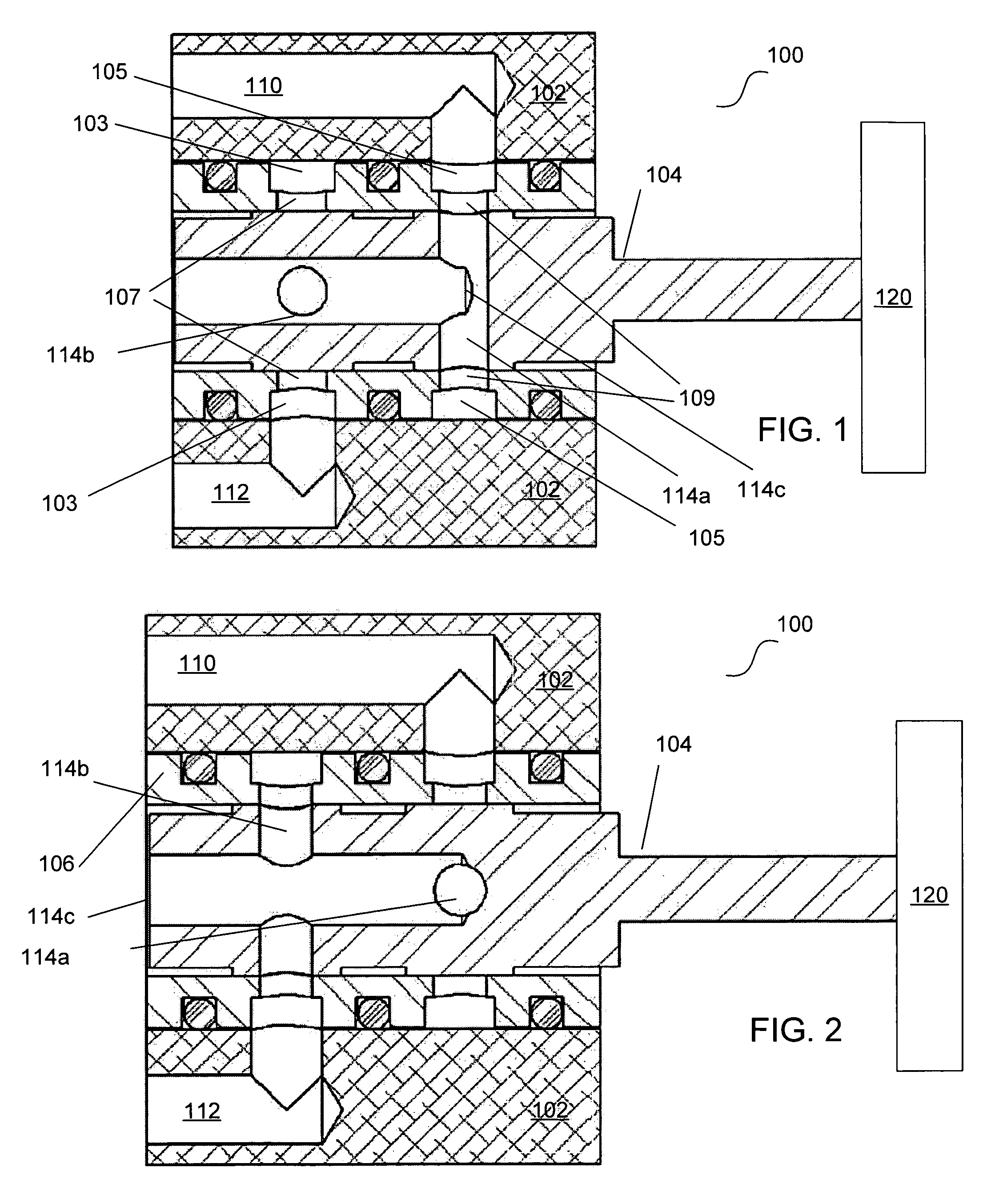 High bandwidth rotary servo valves