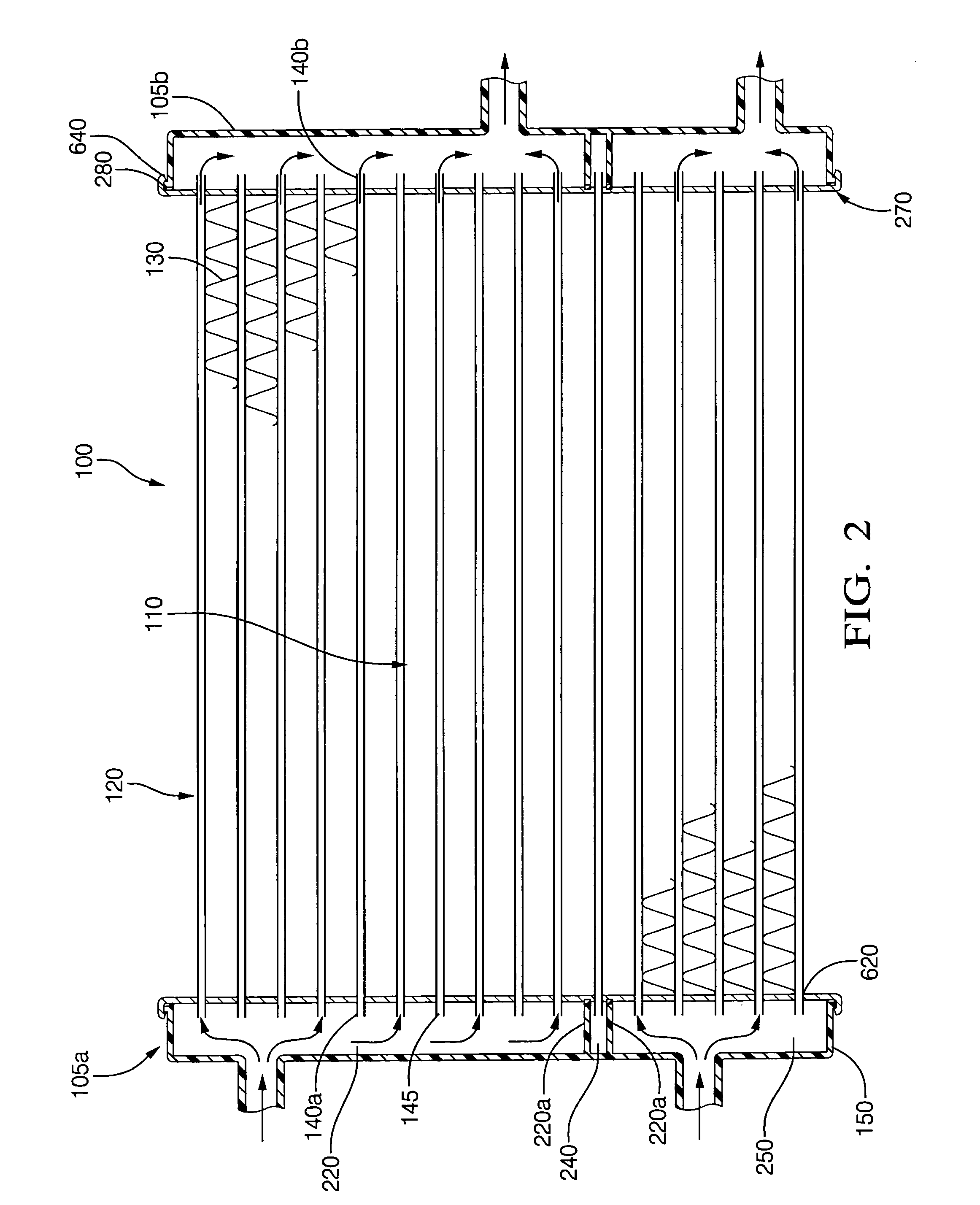 Combination heat exchanger having an improved end tank assembly