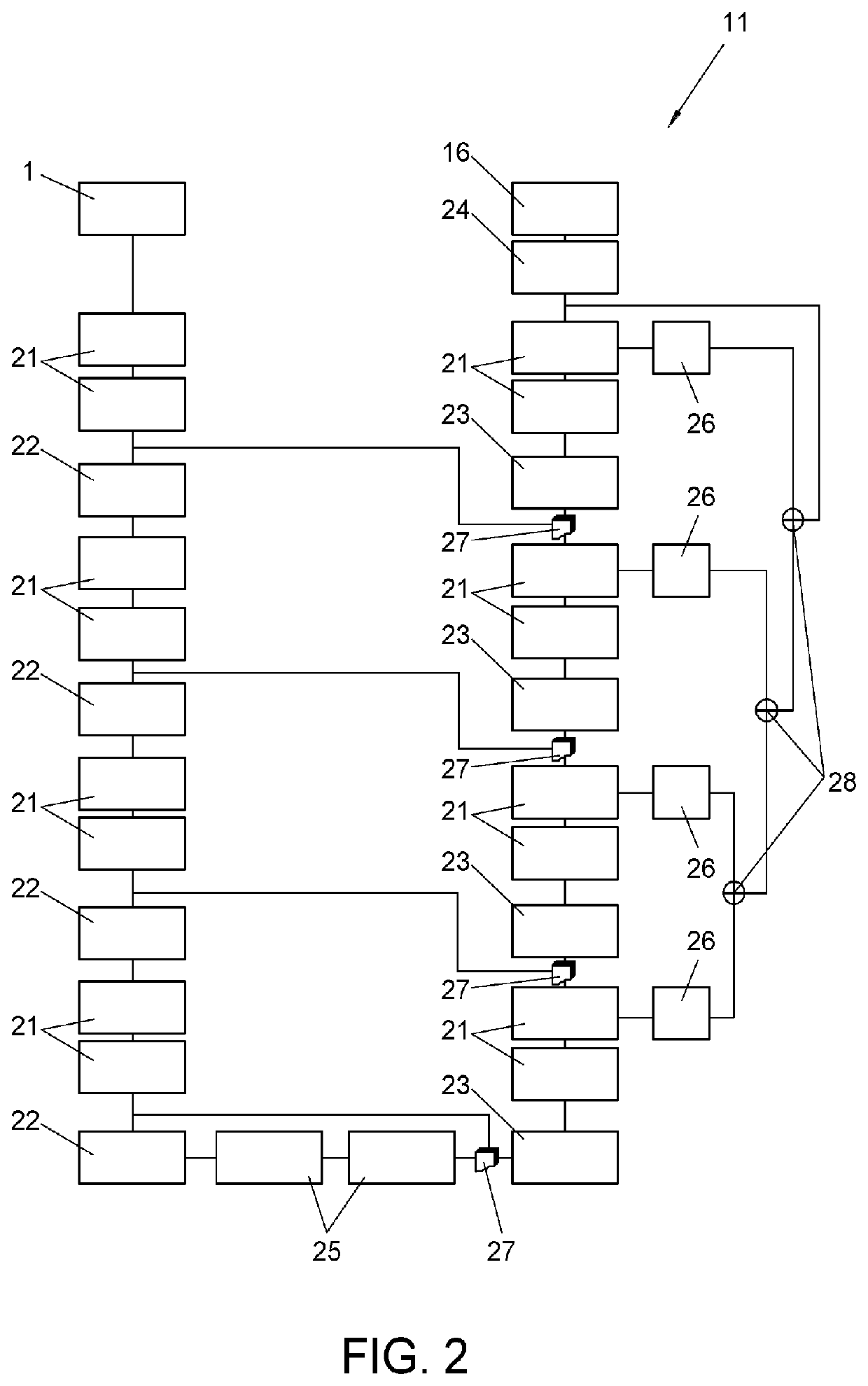 Method and system for the automatic segmentation of white matter hyperintensities in magnetic resonance brain images