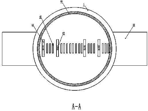 A propulsion device of an underwater biomimetic robot