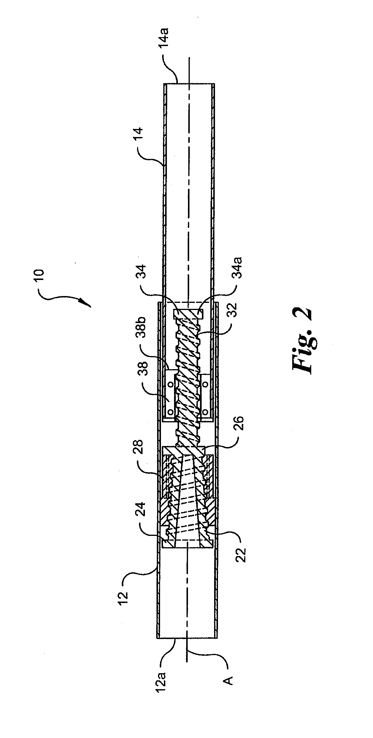 Tension rod mechanism with opposing threads