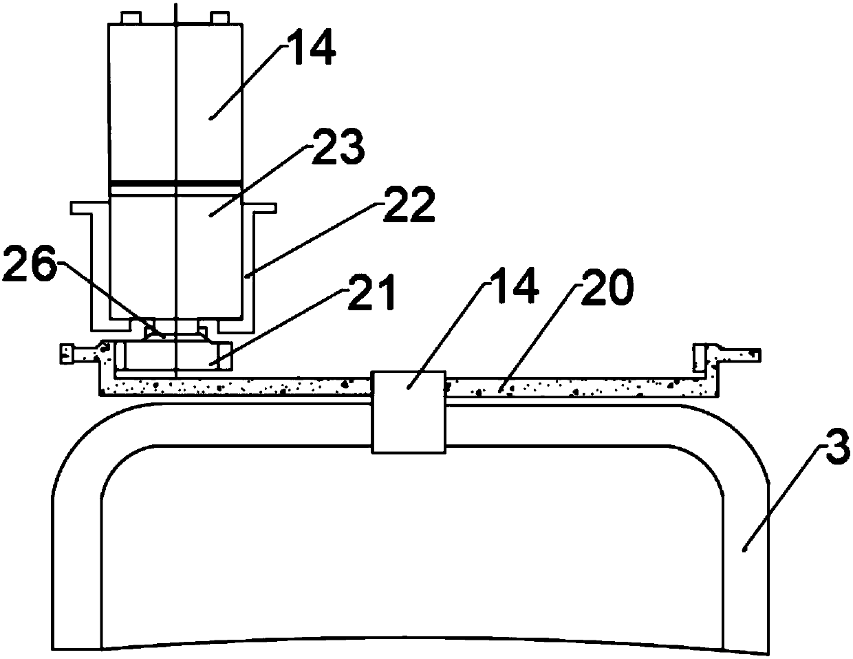 Two-axis four-frame stabilized platform structure