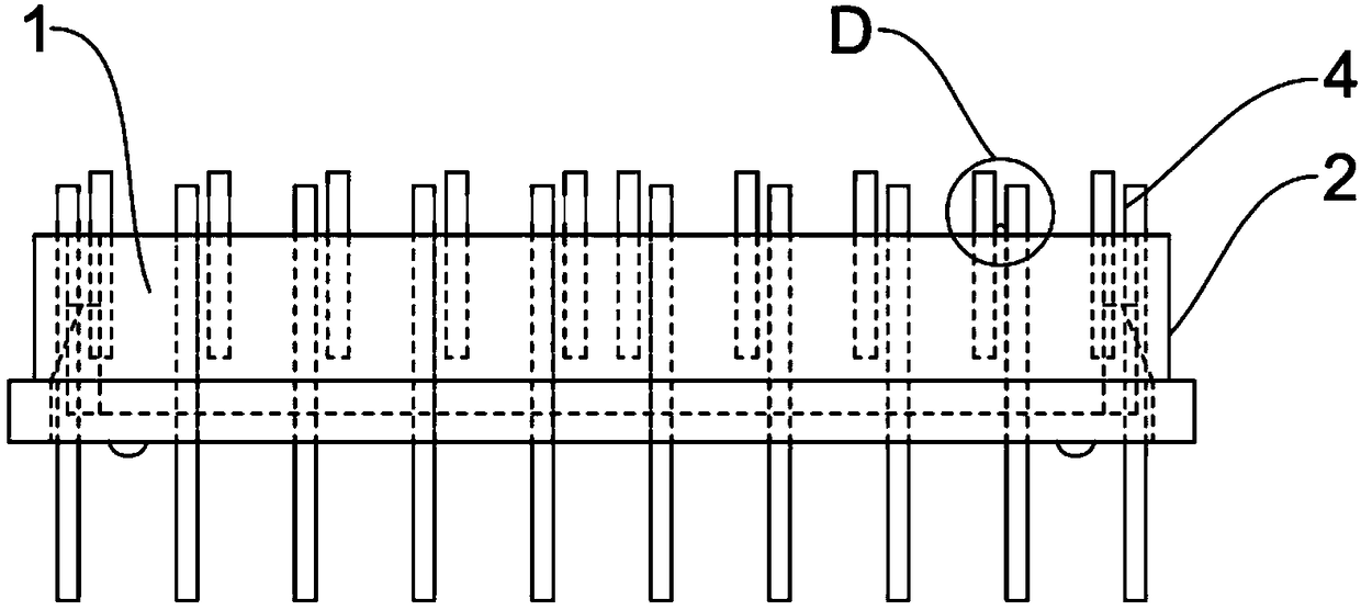 Network transformer and line hanging method of network transformer