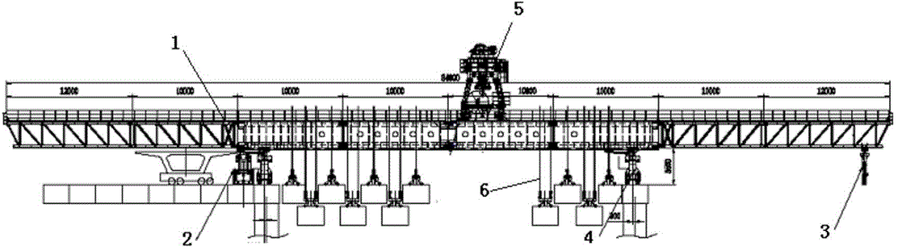 Segmental assembled bridge girder erection machine for construction of small curved bridge