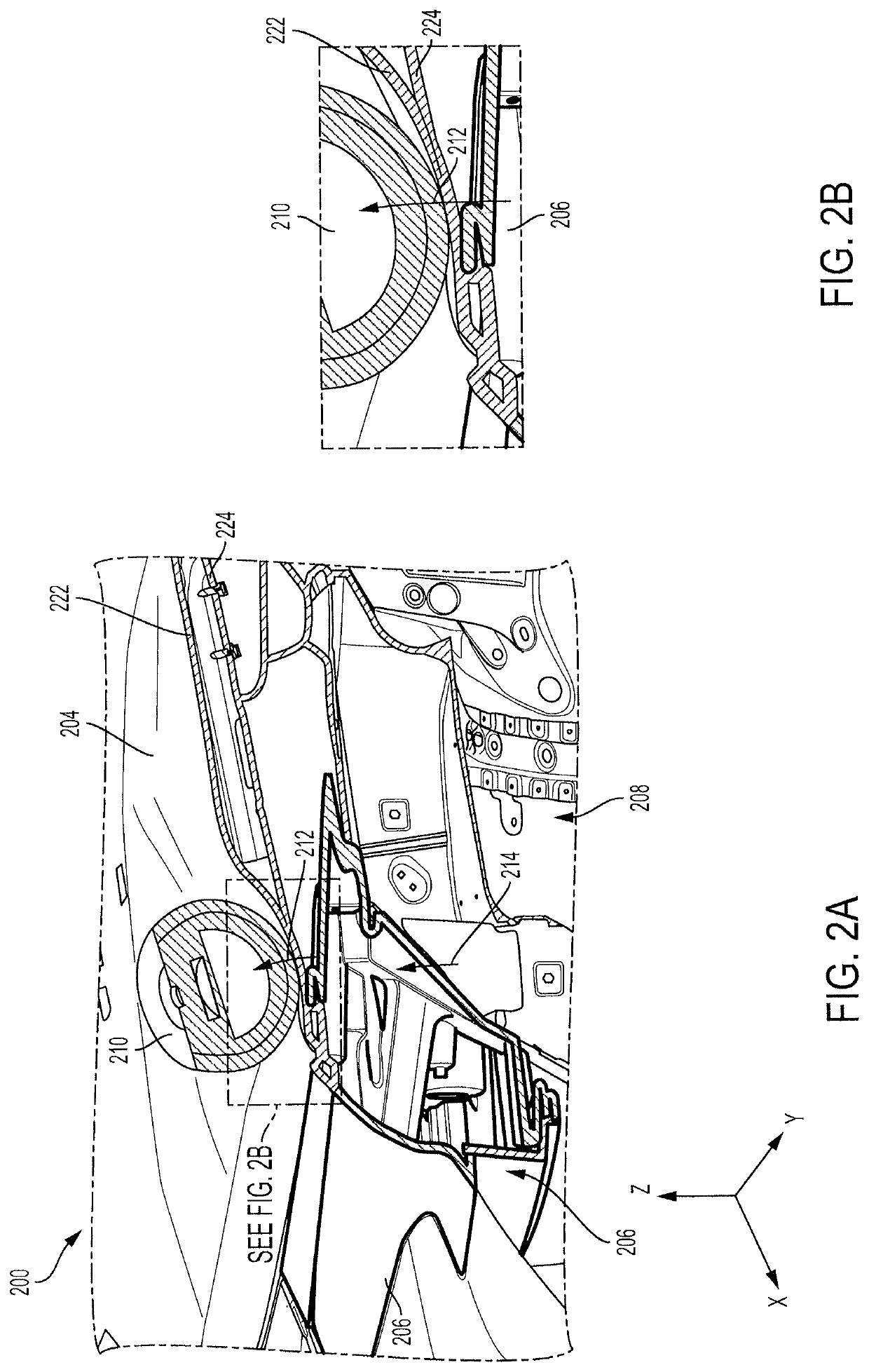 Adhesive hood reinforcement for pedestrian protection