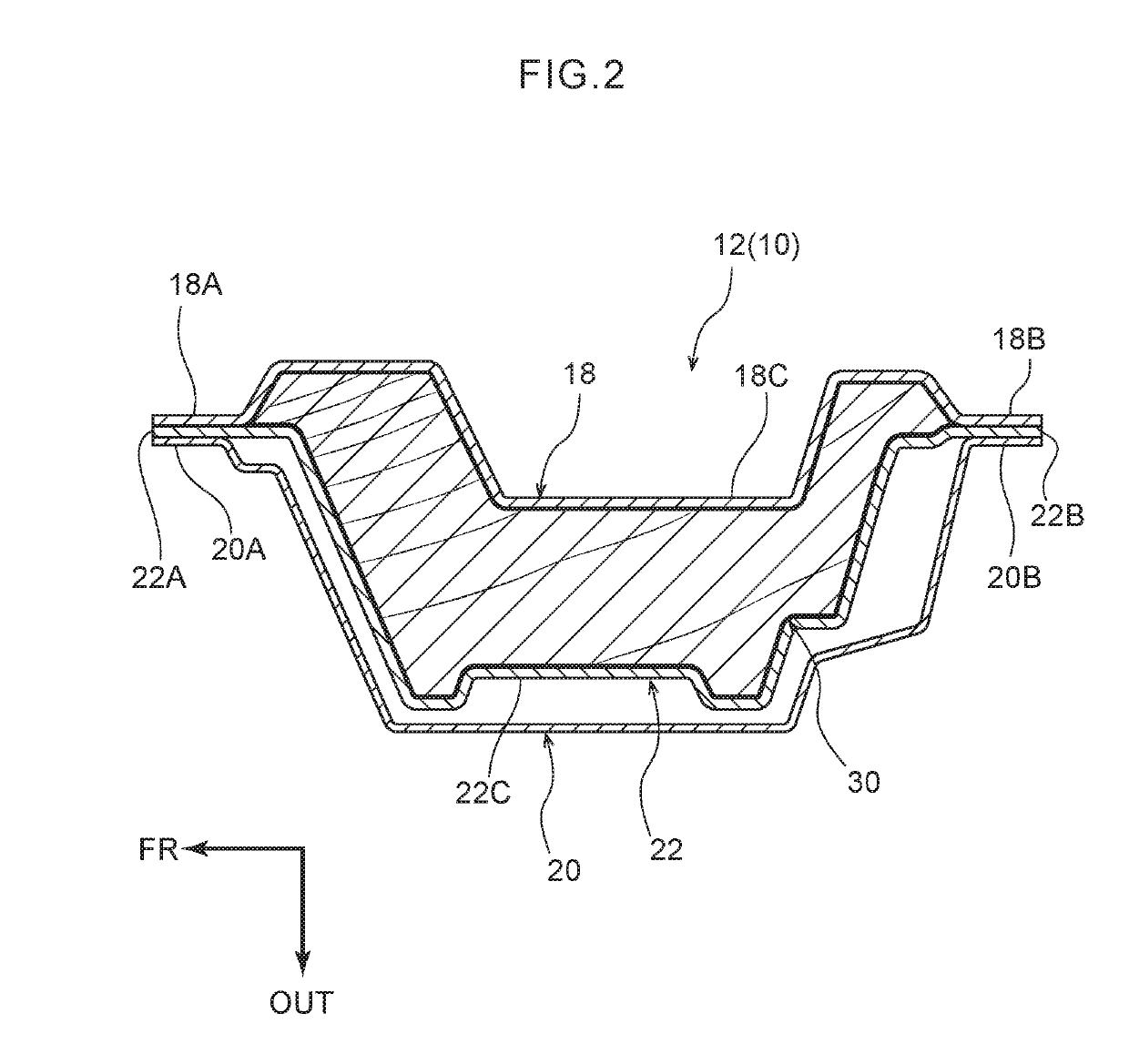 Vehicle side section structure