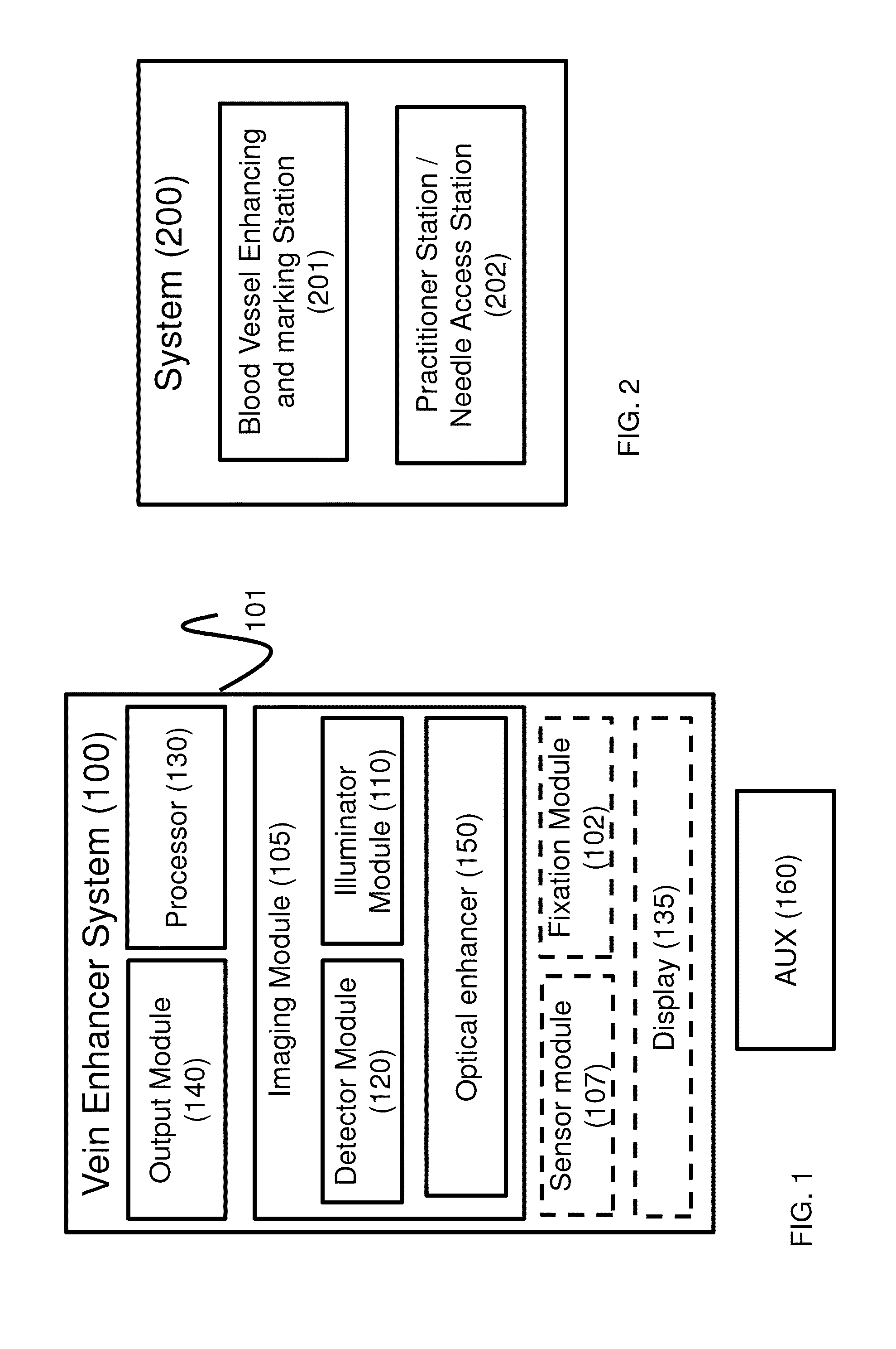 Device, system and method for blood vessel imaging and marking