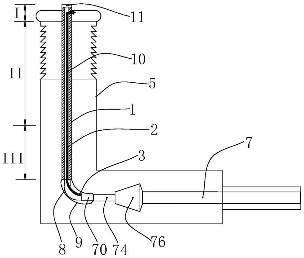 Terminal structure of superconducting cable