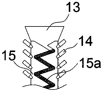 Slicing device of squids