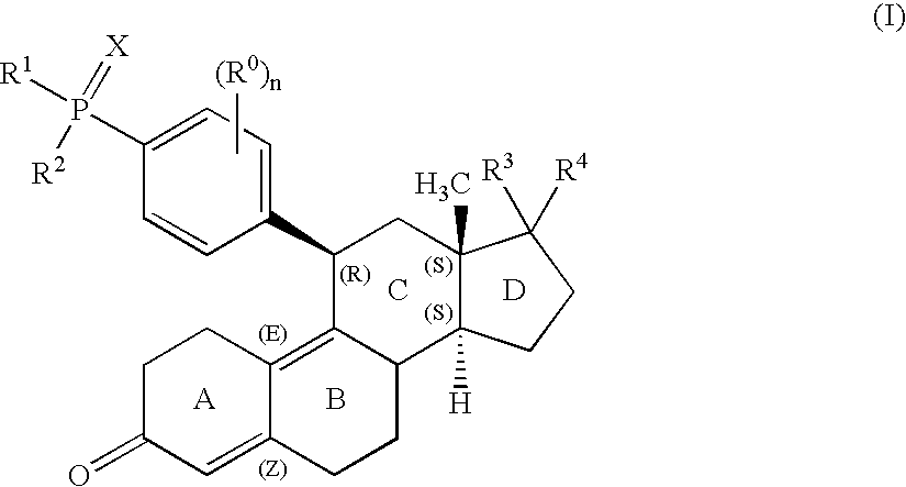 11-phosphorous steroid derivatives useful as progesterone receptor modulators