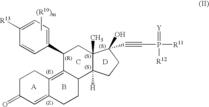 11-phosphorous steroid derivatives useful as progesterone receptor modulators