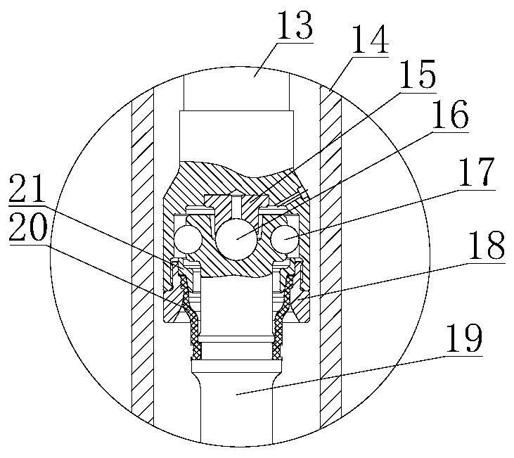 A torsional impact screw drilling tool