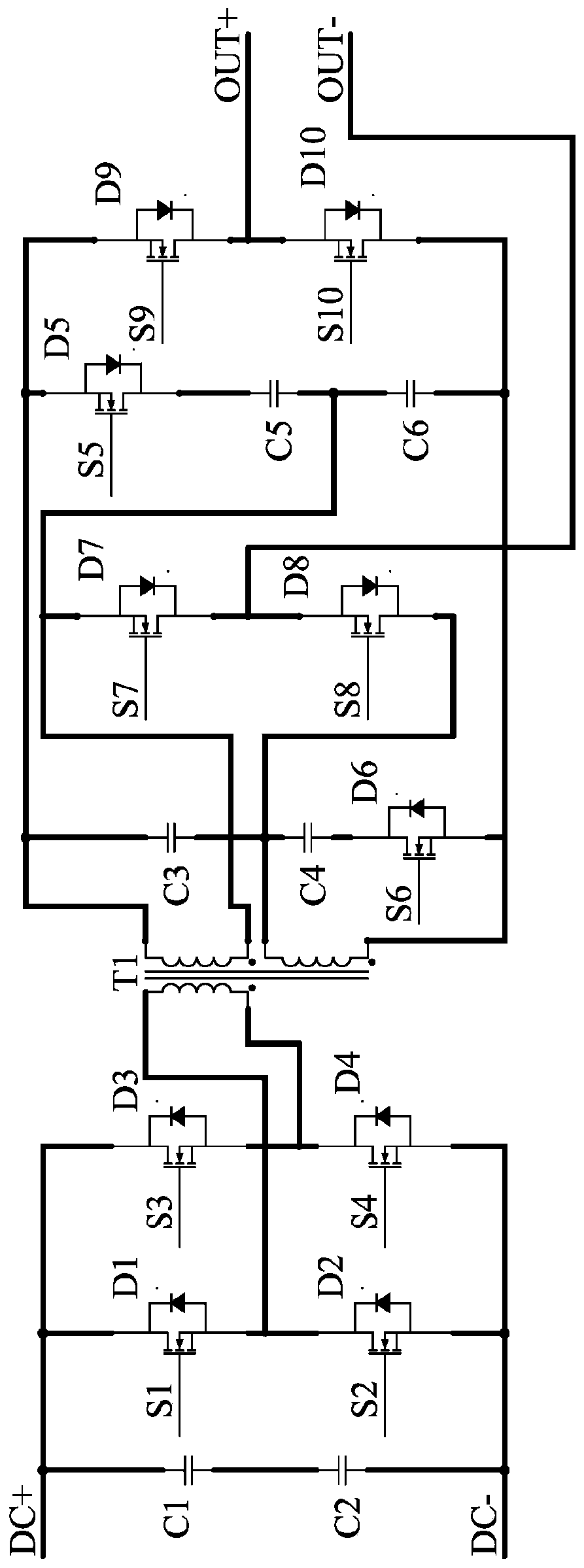 A start-up control method for a high-frequency link inverter