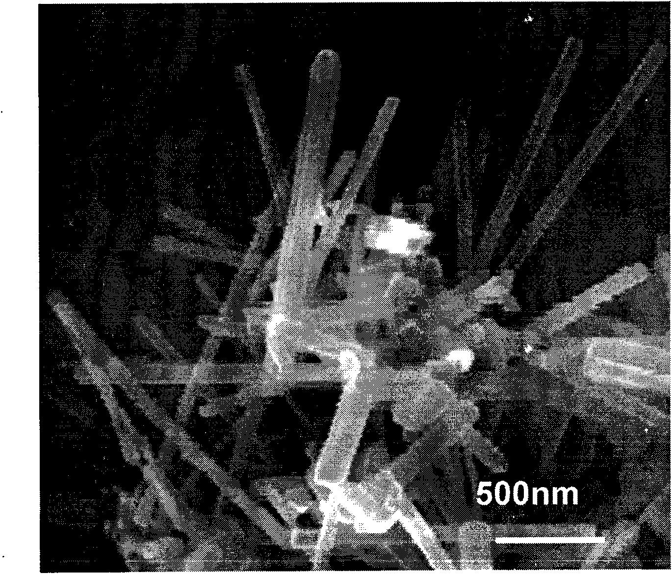 Method for preparing bismuth sulfide nano-rod crystalline material