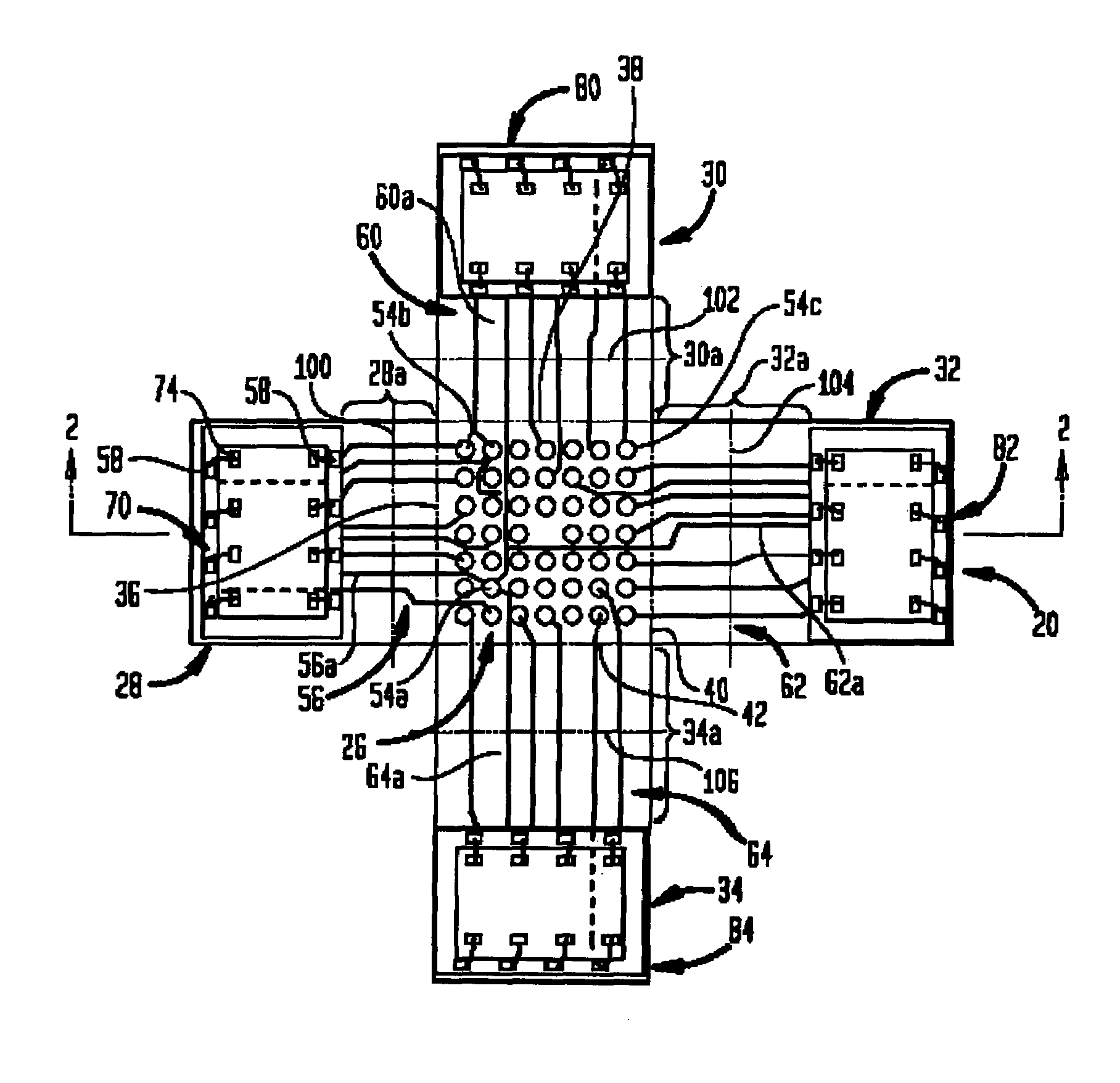 Assemblies having stacked semiconductor chips and methods of making same