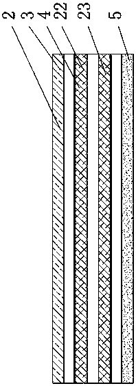 Water purification membrane structure for desalinating seawater