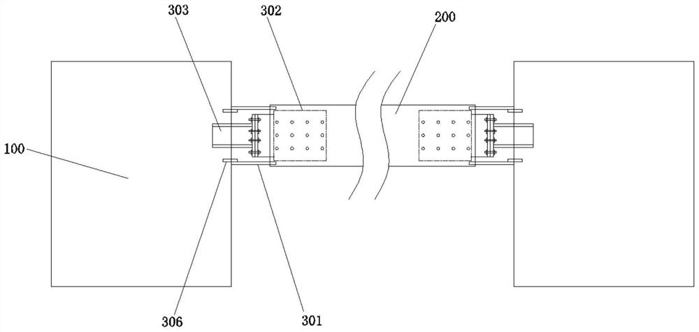 Energy dissipation joint for connecting prefabricated shear wall and coupling beam and assembly method of energy dissipation joint