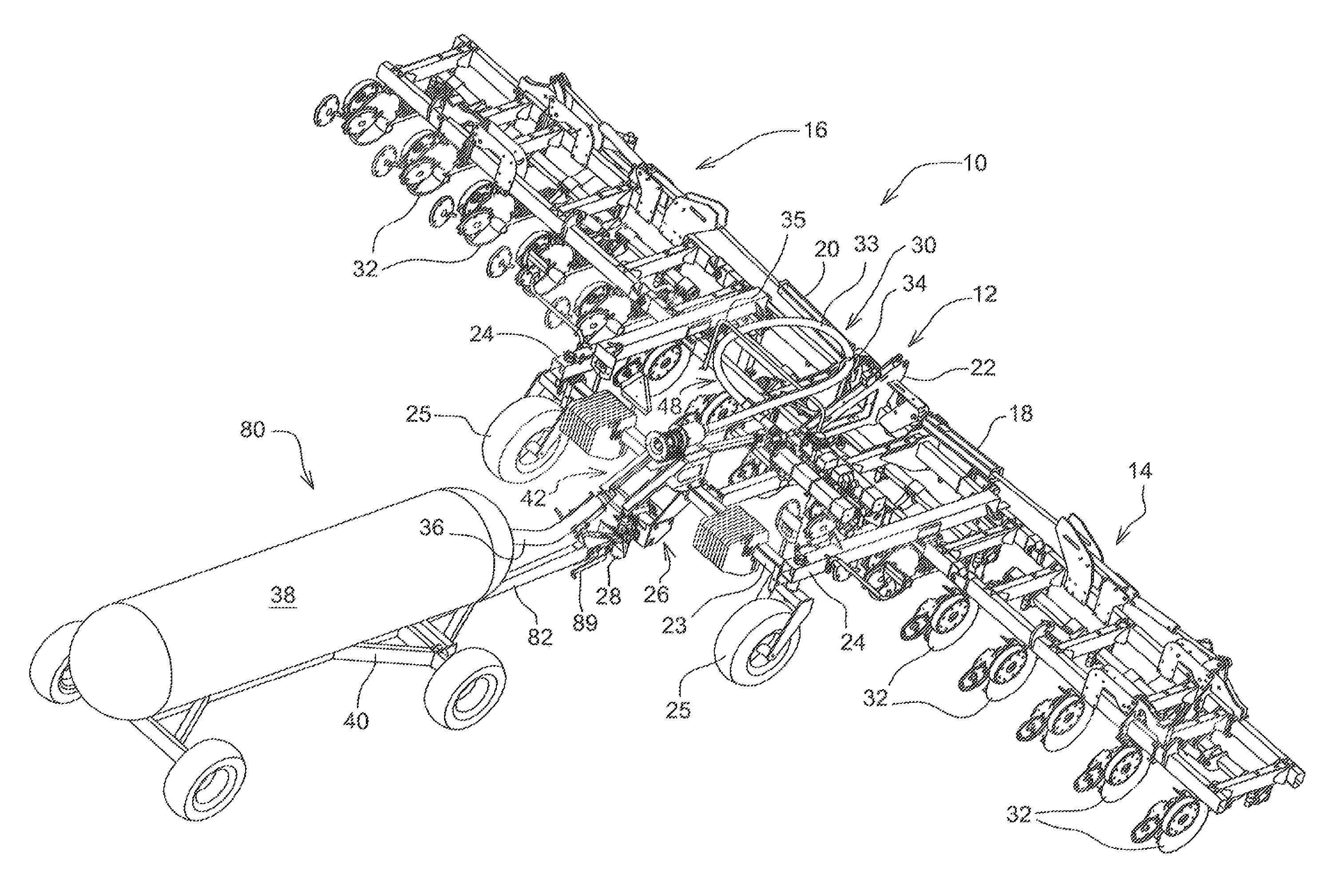 Hitch and coupling arrangement for automatically effecting towing hitch and fluid quick-coupler connections between a nurse tank wagon and an NH3 applicator implement