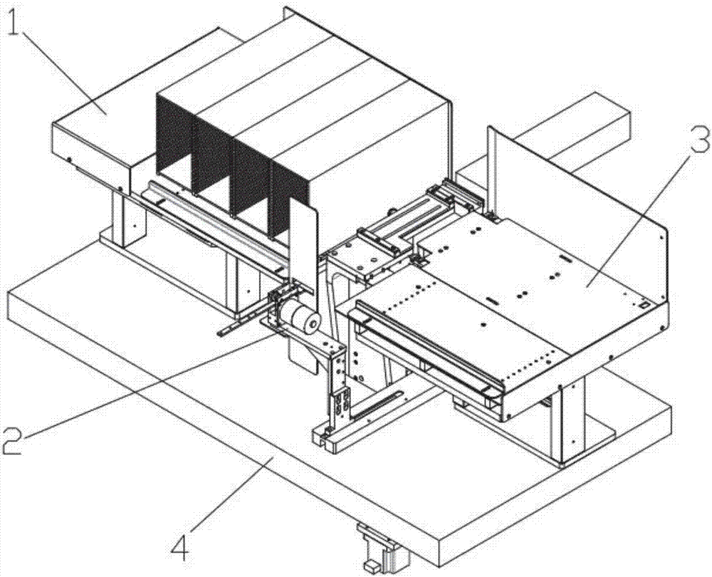 Automatic support feeding system for LED die bonder and running method of automatic support feeding system