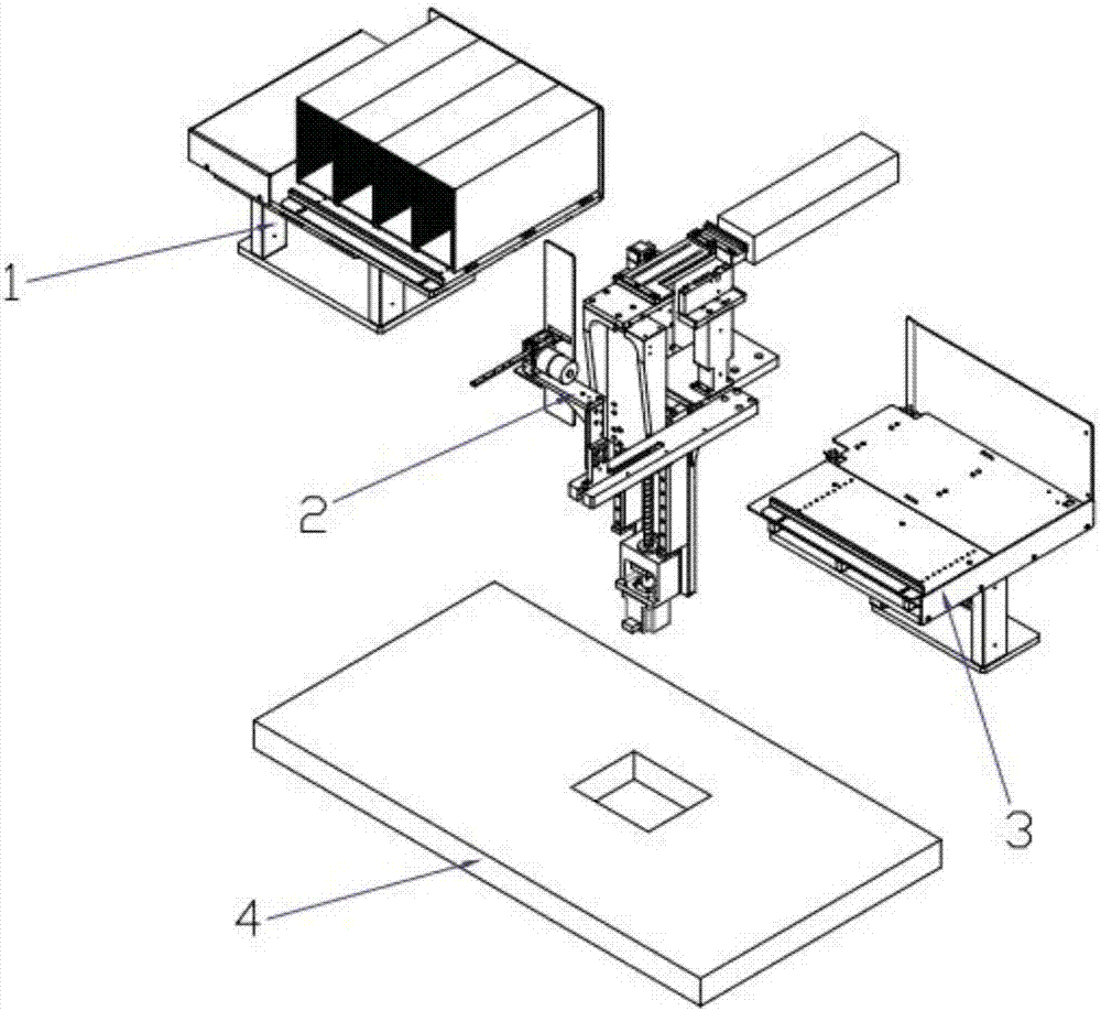 Automatic support feeding system for LED die bonder and running method of automatic support feeding system