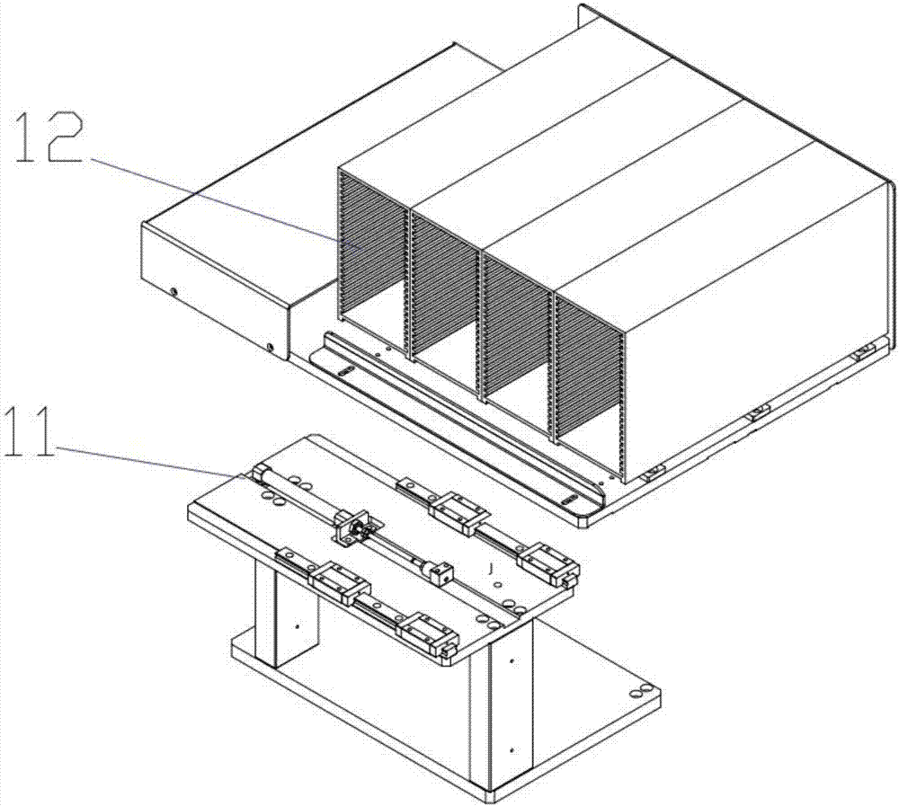 Automatic support feeding system for LED die bonder and running method of automatic support feeding system