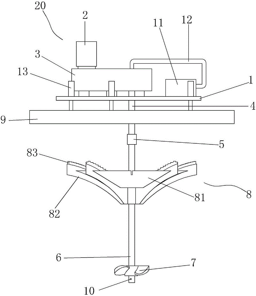 Double-layer composite type aeration machine