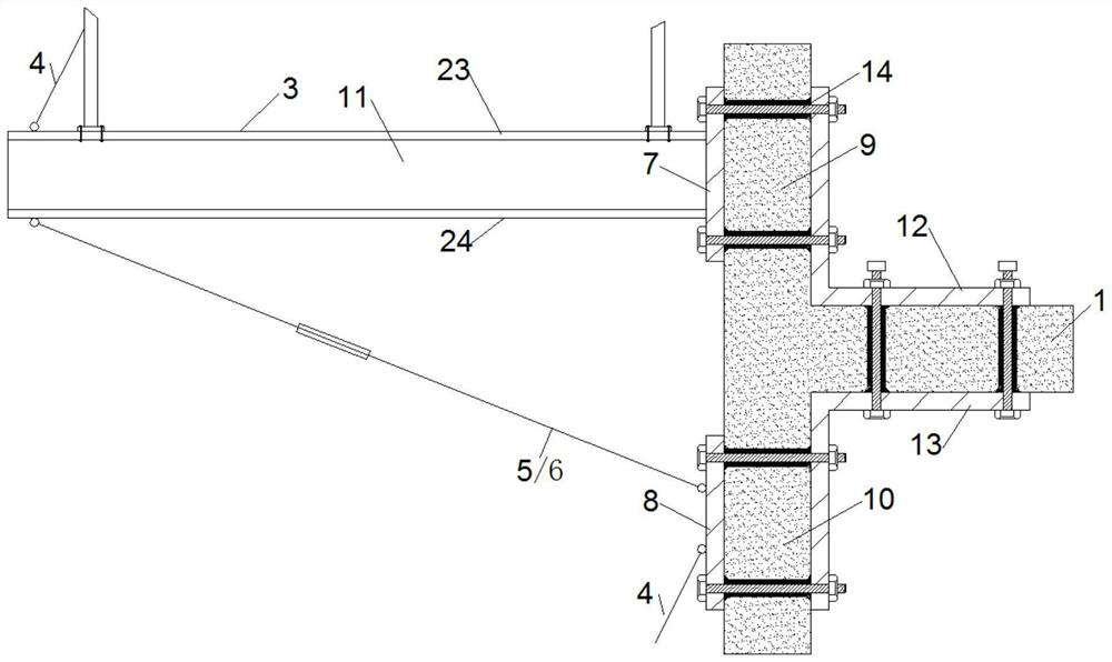 Cantilever frame system