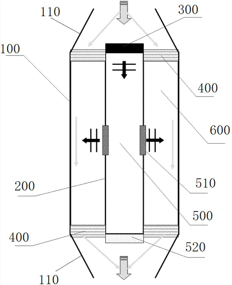 Acoustic wave agglomeration chamber for PM2.5 particulate matters in industrial flue gas and emission reducing device thereof