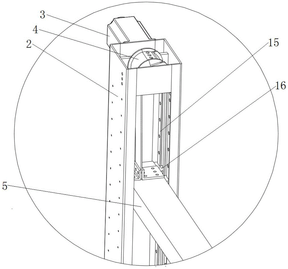 Stacking manipulator for machine room floor production