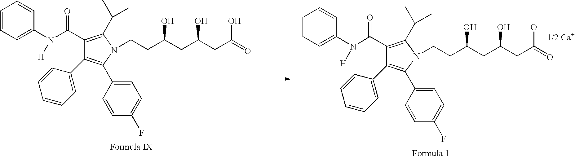 Process for the preparation of atorvastatin