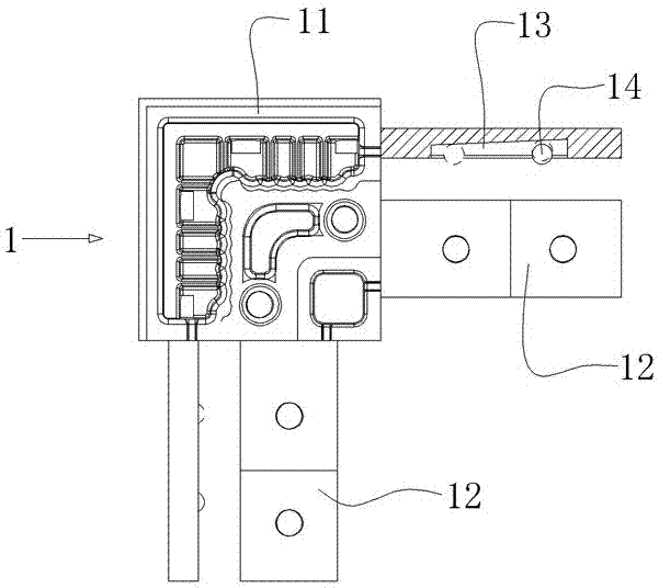 Corner fitting for console frame