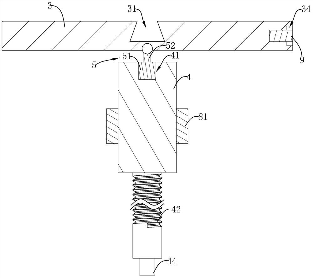 A Rockwell hardness tester with the function of adjusting the angle of the measuring platform