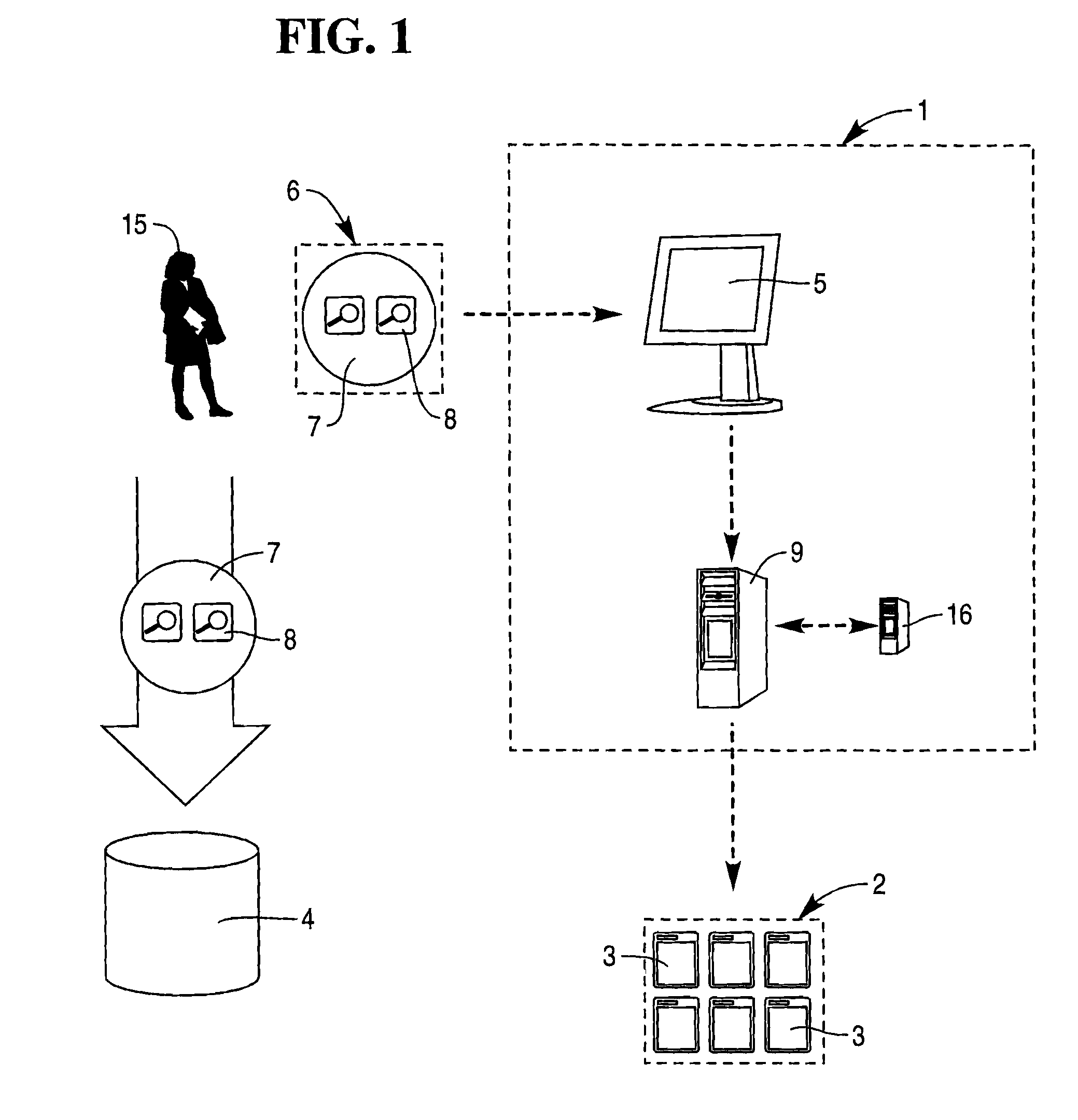 System and a method for identifying a selection of index candidates for a database