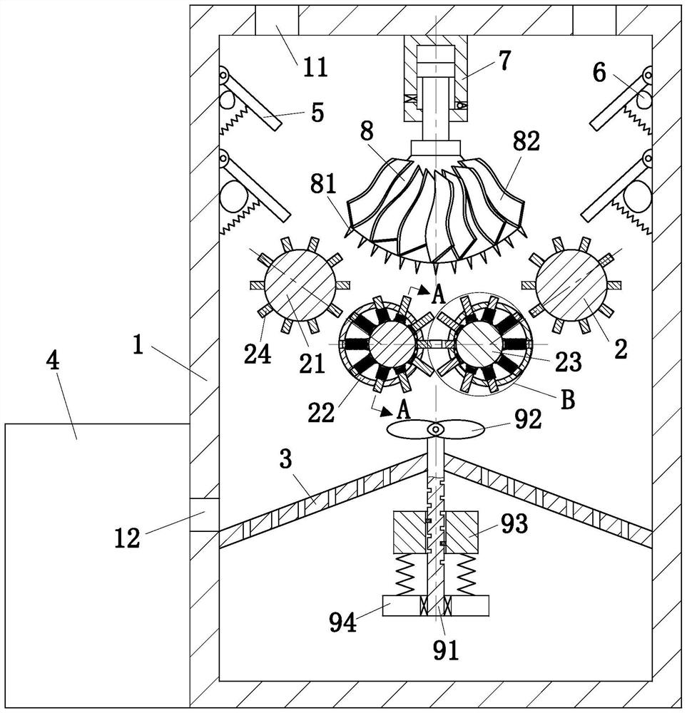 A kind of organic solid waste processing method