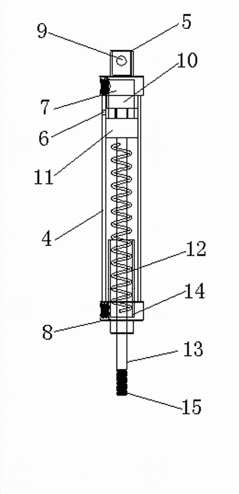 Pneumatic impacting type ice crusher