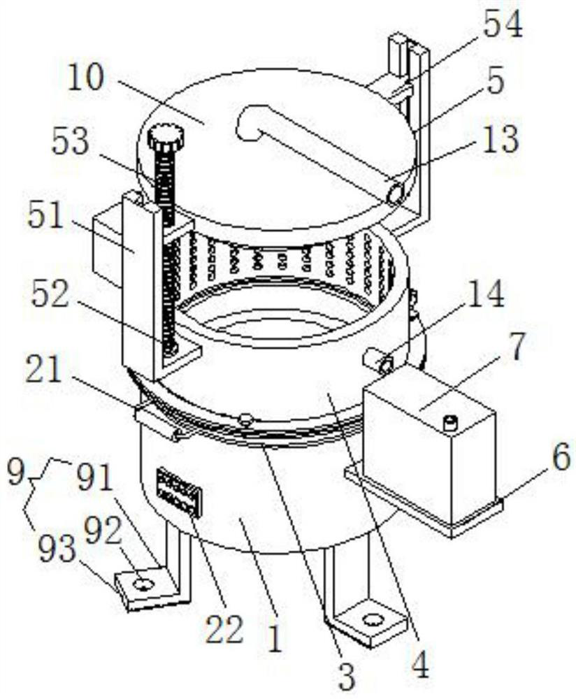 A device for hydroponic stress of fir seedlings