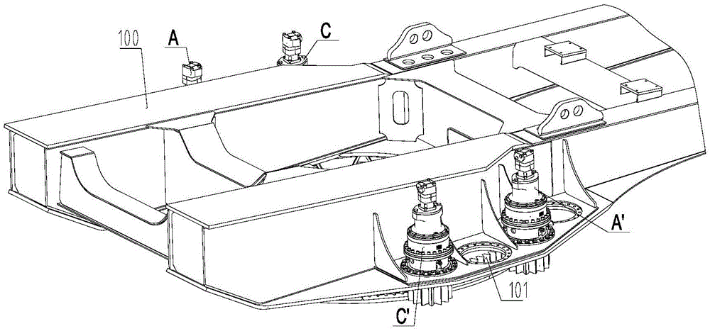 Yaw control method and yaw hydraulic control system of wind driven generator