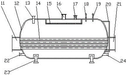 Hot-process phosphoric acid production device with low-temperature heat energy recovery