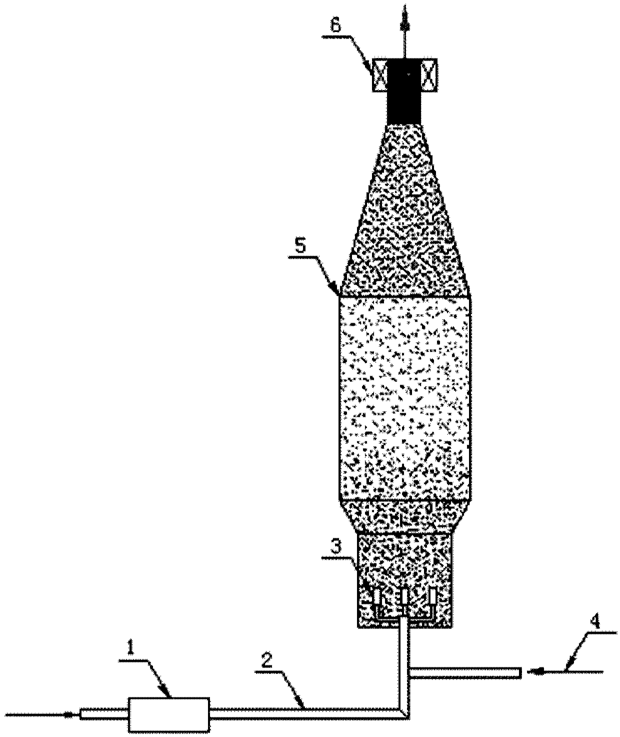 Pulverized coal fluidized self-preheating device and method