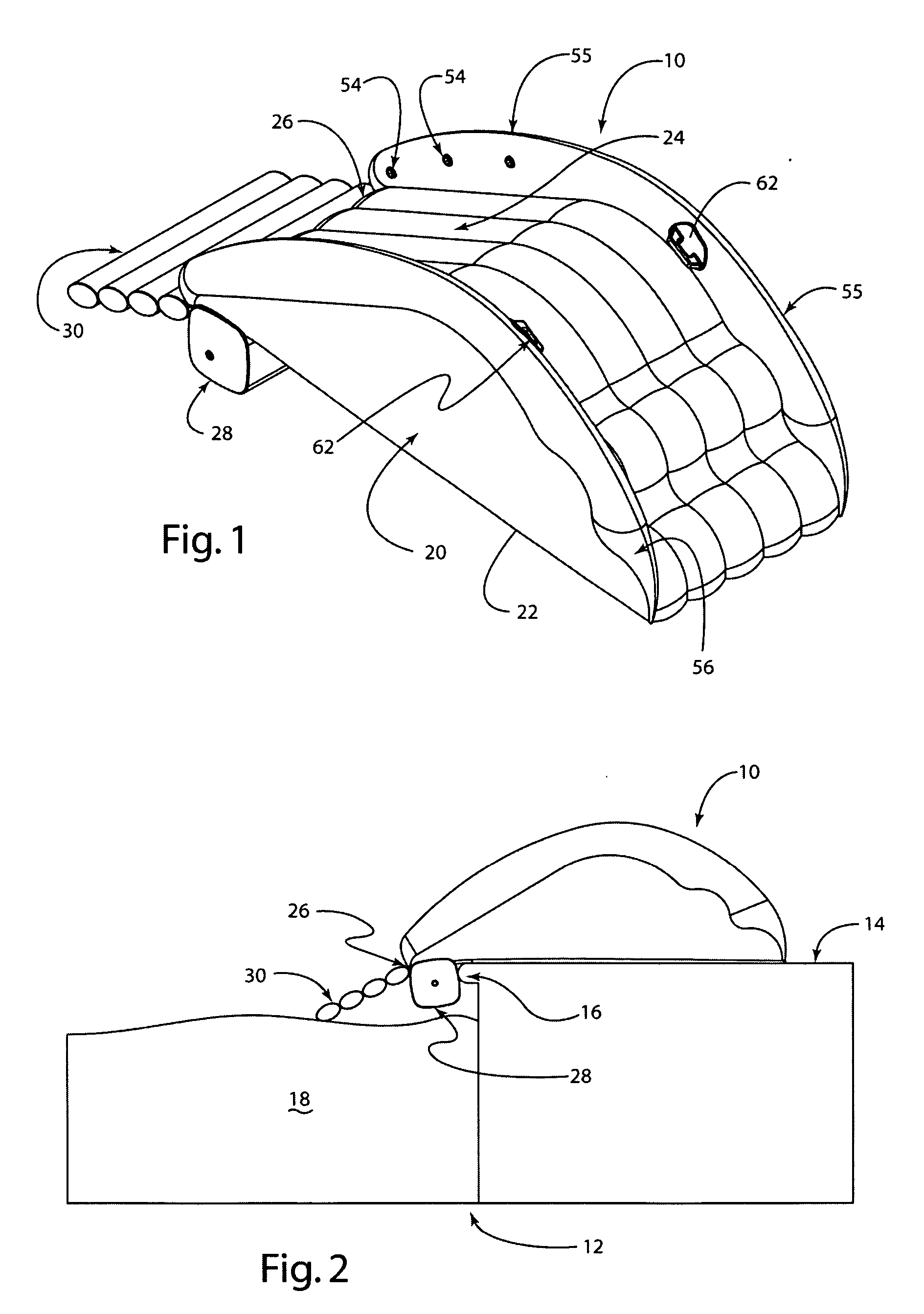 Ballast for an inflatable water slide