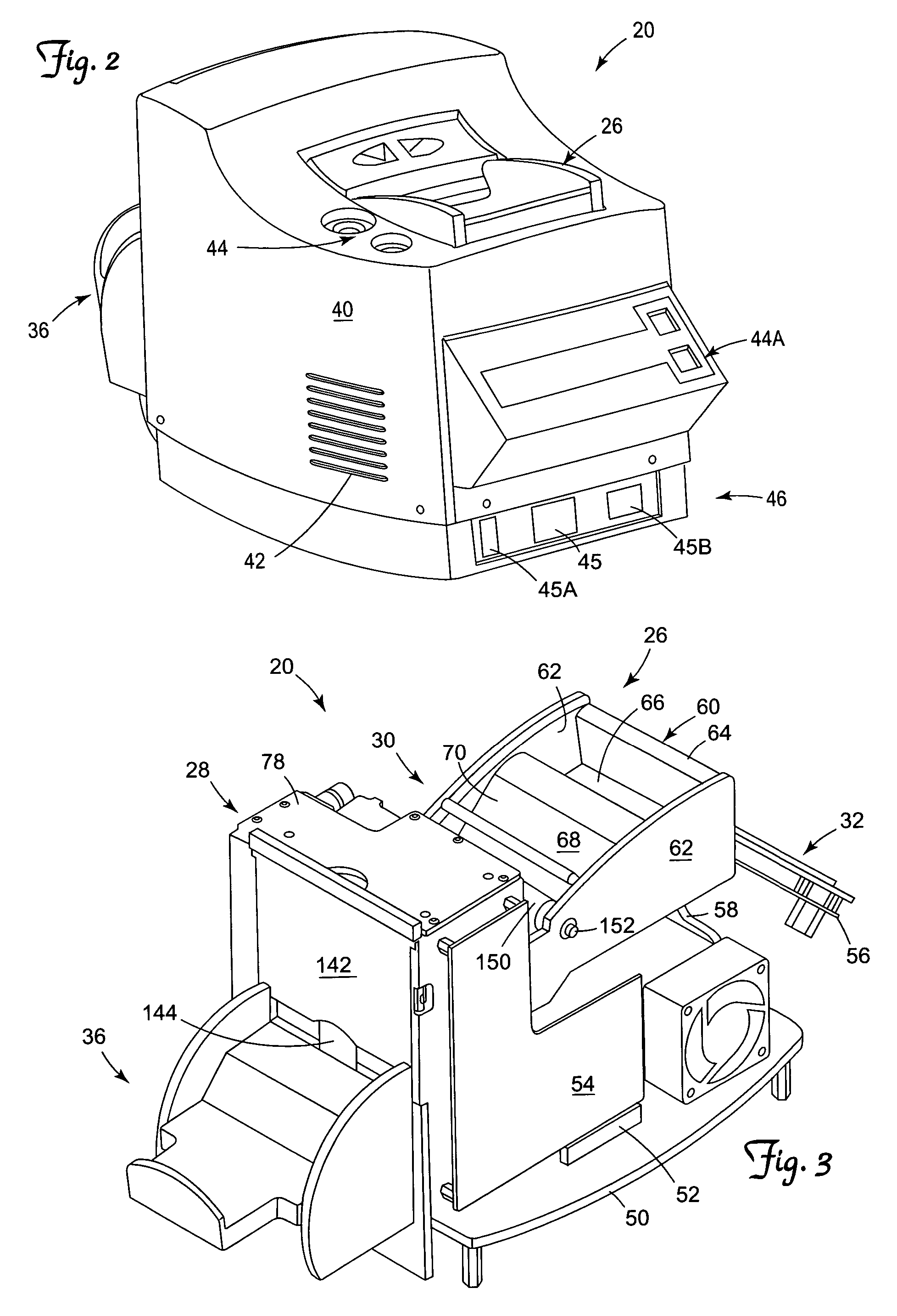 Playing card shuffler with differential hand count capability