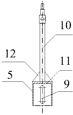 Direct pressure type gasoline engine soil sampler